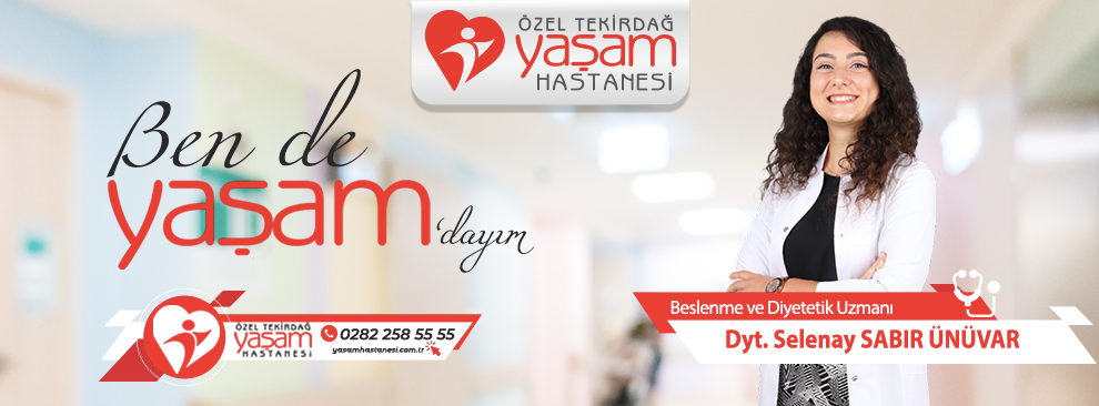 Beslenme Ve Diyetetik Uzmanı Dyt.Selenay SABIR ÜNÜVAR Hasta Kabulüne Başladı...